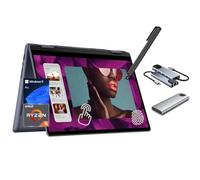 Dell Inspiron 14 2-in-1 Laptop, 14" FHD+ Touchscreen Display, AMD Ryzen 5-8640HS, 16GB DDR5, 512GB SSD + 256GB Portable SSD, Backlit, FP Reader, SD Card Reader, WiFi 6E, USB-C, Stylus Pen, Win 11 Pro