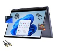 Dell Inspiron 14 2-in-1 Laptop, 14" FHD+ TouchScreen Display, AMD Ryzen 5-8640HS, 64GB DDR5, 1TB PCIe SSD, Backlit KB, FP Reader, SD Card Reader, WiFi 6E, USB-C, US Version KB, PDG HDMI, Win 11 Pro