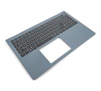 Dell Inspiron 15-3510/3520/3530-Series USB-C Palmrest & UK ENGLISH Keyboard 0CG8HX (HN9Y8) Mist Blue Speckle