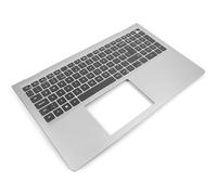Dell Inspiron 15-3510/3520/3530-Series USB-C Palmrest & UK ENGLISH Keyboard with WiFi Cables - 0FT84Y (WMP1J) Silver