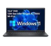 Dell Inspiron 15 3520 15.6-Inch FHD Laptop, Intel 12th Gen 10-Core i7-1255U up to 4.8GHz, 16GB DDR4 RAM, 1TB PCIe SSD, 802.11AC WiFi, Bluetooth, Charcoal Black,