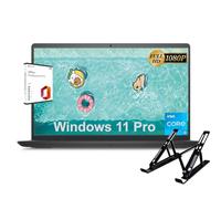 Dell Inspiron 15 3520 Business Laptop - 15.6" FHD Display, Intel 6-Core i3-1215U, 32GB RAM, 2TB SSD, Intel UHD Graphics, Windows 11 Pro, with Laptop Stand & Microsoft Office 2021