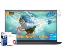 Dell Inspiron 15 3520 Laptop for Business & Students - with Microsoft Office Lifetime License, 15.6" FHD Display, Intel 6-Core i3-1215U (up to 4.4GHz), 32GB RAM, 2TB SSD, Wi-Fi, Bluetooth, Win 11 Pro