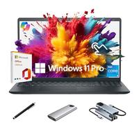 Dell Inspiron 15 3530 Laptop Computer, 15.6’’ FHD Anti-Glare Laptop Touchscreen, Lifetime Microsoft Office Windows 11 Pro+Copilot AI, 13th Intel Core i5-1334U, 32GB RAM 2TB SSD, Stylus Pen, WiFi 6