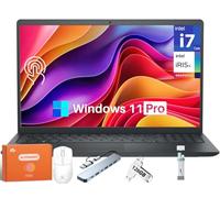 Dell Inspiron 15 3530 Touchscreen Laptop, Intel i7-1355U CPU, Intel Iris Xe Graphics, 32 GB RAM, 1 TB SSD, 15.6" FHD Anti Glare Screen, Wi-Fi 6, Windows 11 Pro, Copilot-AI Chat, W/Accessories, Black