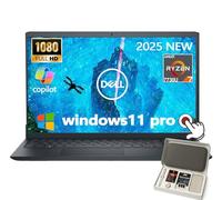 Dell Inspiron 15 3535 Touchscreen Business Laptop - 15.6" FHD IPS (1920×1080), AMD Ryzen 7 7730U, 32GB DDR4 RAM, 1TB PCIe SSD, AMD Radeon Graphics, Win11 Pro & Copilot AI, w/Accessories