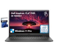 Dell Inspiron 15.6" FHD Touchscreen Business Laptop, Core i5-1035G1 (Beats i7-7500U) Up to 3.6GHz, Windows 10 Pro, 16GB RAM, 1TB SSD, AC WiFi, Bluetooth, Media Card Reader