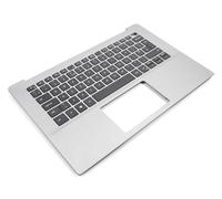 Dell Inspiron 5490/5498 Silver Palmrest & UK ENGLISH Keyboard - 04J4KG + 0HGWHW (8C3TV)