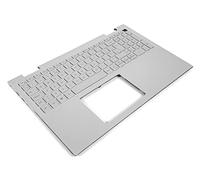 Dell Inspiron 7500/7506 2-in-1 Silver Palmrest & UK ENGLISH Backlit Keyboard - 0GHXFM + 0NH88W (7JXM8)