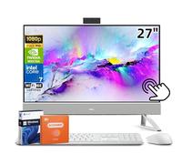 Dell Inspiron 7730 27" Touchscreen All in One Desktop Computer, Intel 10-Core 7 150U, NVIDIA GeForce MX570A, 64 GB RAM, 4 TB SSD, Wi-Fi 6E, Windows 11 Pro, Office Pro Lifetime, Wireless KB and Mouse