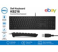DELL KB216 keyboard Universal USB QWERTY UK English Black