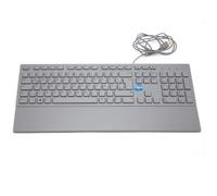 Dell USB Keyboard Gray QWERTZ KB216 0YGTFH BK216-GY-GER with Palmrest Wrist Rest