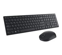 Dell KM5221W, Pro Wireless, Keyboard and Mouse Set, German (QWERTZ), Black