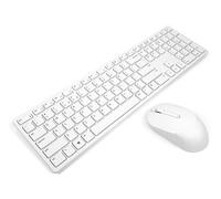 Dell KM5221W Pro Wireless Keyboard and Mouse Set, UK (QWERTY), 2.4GHz, 128-bit AES Encryption, 4000dpi, WHITE