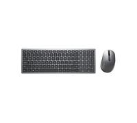 DELL KM7120W Keyboard Mouse Included RF Wireless +, W127158677 (Including RF Wireless + Bluetooth QWERTY Nordic Grey, Titanium)