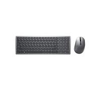 Dell KM7120W - Wireless Multi-Device Keyboard and Mouse Kit, Bluetooth, Italian QWERTY, Titanium Grey