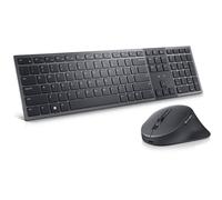 DELL Pro Premium Collaboration Keyboard and Mouse - KM900 - UK (QWERTY) Wireless RF Wireless + Bluetooth Scissor key switch QWERTY Graphite Mouse included