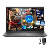 Dell Latitude 3550 15 Business AI Laptop, 15.6" FHD Computer, Intel Ultra 5 135U (Beat i7-1355U), 32GB DDR5 RAM, 2TB PCIe SSD, WiFi 6, Backlit Keyboard, Fingerprint Reader, Windows 11 Pro
