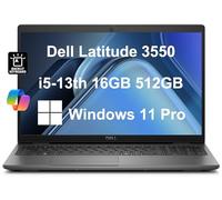 Dell Latitude 3550 Business Laptop (15.6" FHD Anti-Glare, Intel 10-Core i5-1335U (Beat i7-1355U), 16GB DDR5 RAM, 512GB SSD) Backlit Keyboard, Ethernet, FHD Webcam, Win 11 Pro w/AI Copilot, Grey