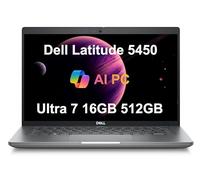 Dell Latitude 5450 5000 AI Business Laptop (14" FHD, Intel 12-Core Ultra 7 155U (> i7-1355U), 16GB DDR5 RAM, 512GB SSD) Backlit, 1080p IR Webcam, 2x Thunderbolt 4, Ethernet, Wi-Fi 6E, Win 11 Pro, 2025