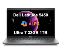 Dell Latitude 5450 5000 AI Business Laptop (14" FHD, Intel 12-Core Ultra 7 155U (> i7-1355U), 32GB DDR5 RAM, 1TB SSD) Backlit, 1080p IR Webcam, 2X Thunderbolt 4, Ethernet, Wi-Fi 6E, Win 11 Pro, 2025