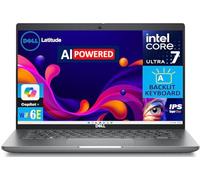 Dell Latitude 5450 AI Powered Laptop 14.0" IPS FHD Display (Intel Core Ultra 7 155U, 32GB DDR5, 512GB M.2 PCIe SSD, Intel Graphics, Backlit KB, 2 Thunderbolt 4, WiFi 6E, Webcam, Win 11 Pro)
