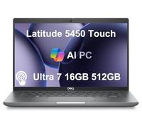 Dell Latitude 5450 Business Laptop (14" FHD Touchscreen, Intel 12-Core Ultra 7 155U, 16GB DDR5 RAM, 512GB SSD), Backlit KB, IR Webcam, 2x Thunderbolt 4, Ethernet, Win 11 Pro, Durable Premium for Work