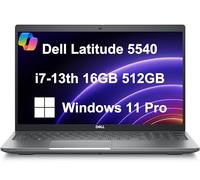 Dell Latitude 5540 Business Laptop (15.6" FHD Anti-Glare, Intel 14-Core i7-1370P vPro, 16GB DDR5 RAM, 512GB SSD) Backlit, Fingerprint, 1080p RGB Webcam, 2x Thunderbolt 4, Win 11 Pro w/Copilot, Gray