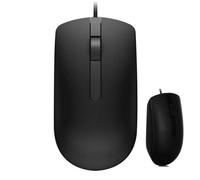Dell MS116 Wired Mouse 1000DPI Optical Portable Business Scroll Wheel Mice Black