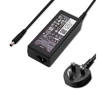 Dell New Genuine 19.5V 3.34A 65W Adapter Compatible DP/N: 0MGJN9 UK Laptop Power Adapter + UK Power Cord