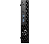 Dell OptiPlex 3000 Desktop Computer - Intel Core i3 12th Gen i3-12100T Quad-Core (4 Core) 2.20 GHz - 8 GB DDR4 SDRAM RAM - 256 GB M.2 PCI Express NVMe 3.0 x4 SSD - Micro PC - Black