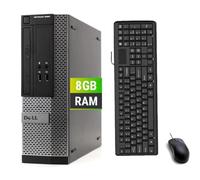 Dell Optiplex 3020 SFF Desktop Computer PC, Intel Core i5-4570 3.2GHz-3.6GHz, 8GB RAM, 500GB HDD, HDMI, US QWERTY Keyboard, Mouse, USB WiFi, Windows 11 Pro (Renwed)