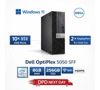 Dell Optiplex 5050 SFF PC Computer i5 7th Gen 8GB RAM 256GB SSD Win 11 P | WiFi