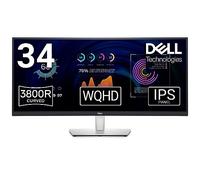 DELL P3424WE USB-C 34 Inch WQHD (3440x1440) 21:9 3800R Curved Monitor, 60Hz, IPS, 5ms, 99% sRGB, USB-C, DisplayPort, HDMI, 5x USB, RJ45, 3 Year Warranty, Black