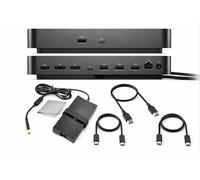 Dell Pro Dock WD25 Universal Docking Station Bundle - USB-C/USB-A Dual Display Dock with 100W Adapter + HDMI Cable + USB-C Cable + DisplayPort Cable + Cleaning Cloth