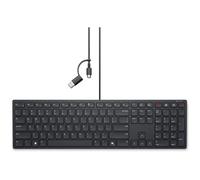 Dell Pro Keyboard Full-Size US Intl KB525C-EN-EMEA Black