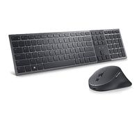DELL Pro Premium Collaboration Keyboard and Mouse - KM900 - UK (QWERTY) Wireless RF Wireless + Bluetooth Scissor key switch QWERTY Graphite Mouse included