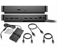 Dell Pro Smart Dock SD25 Bundle - USB C Docking Station with 130W Charging + HDMI Cable, USB C Cable, DisplayPort Cable + Cleaning Cloth, Multi-Display Support, 2.5GbE Ethernet, Black