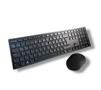 Dell Pro Wireless Keyboard and Mouse Set, (QWERTY), 2.4GHz, Black, KM5221W