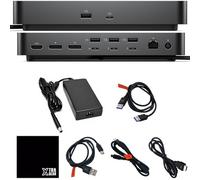Dell SD25TB4 Pro Thunderbolt 4 Docking Station, 8K Display Support, 130W Adapter, Bundled with USB-C to C, USB-C to A, USB-A to A, HDMI Cables & Cleaning Cloth - Full Connectivity Accessory Kit