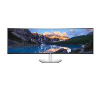 DELL UltraSharp U4924DW LED display 124.5 cm (49") 5120 x 1440 pixels 5K Ultra HD LCD Black, Silver
