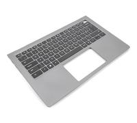 Dell Vostro 3420/3425/3430/3435 USB-C Grey Palmrest & UK ENGLISH Keyboard for Plastic Chassis - 0KXNPN (8RX6W)