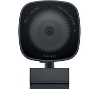 Dell WB3023 1080p Full HD Webcam - 30fps, Auto Light Correction, Noise Reduction Microphones, Wide-Angle Lens, USB-C, Privacy Shutter, Adjustable Mount, Black