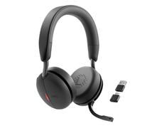 Dell WL5024 Pro Wireless ANC Headset - Hybrid & AI-Based Noise Cancellation, Leatherette Headband, Effortless Connectivity, Microsoft Teams/Zoom Certified - Black