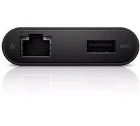 Dell yrpdk USB TYPE-C HDMI/VGA/Ethernet/USB 3.0 Black Cable Interface/Gender Adapter - CABLE INTERFACE/Gender Adapter (USB TYPE-C, HDMI/VGA/Ethernet/USB 3.0, Black)