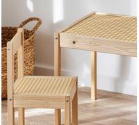 Della Bella Gingham Stickers Compatible with IKEA LATT Table & Chairs | Kids Furniture Decals | Playroom Nursery Decor Vinyl | Organisation for Children's Play Areas (Stickers Only)