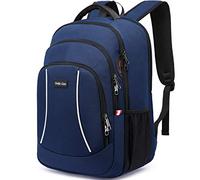Della Gao Laptop Backpack Mens Womens Lightweight Backpack Travel Backpack with Large Space Water Resistant Business Backpack 17.3 Inch Laptop Bag for Dailyuse, Work, and Travel, Blue