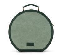 Della Q Maker's Hat Box - Hard Shell Exterior, for Knitting or Crocheting Projects, Sage - 1 Piece