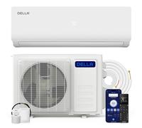 DELLA Vario Series 24000 BTU Mini Split AC, 2 Ton 21 SEER2, Work with Alexa and Wifi, Ductless Inverter System, Cools Up to 1500 Sq.Ft, Heat Pump Pre-Charged and 16.4ft Installation Kits