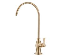 Delle Rosa Gold Drinking Faucet Solid Brass Kitchen Water Filter Faucet Classic Under Sink Water Filter Tap Water Filter System Champagne Gold